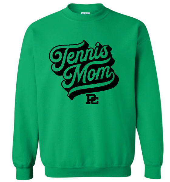PCHS Celtics Tennis Mom Crew Neck Sweatshirt Choose from 4 colors