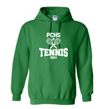 PCHS Celtics Tennis Racket Hooded Sweatshirt Choose from 4 colors