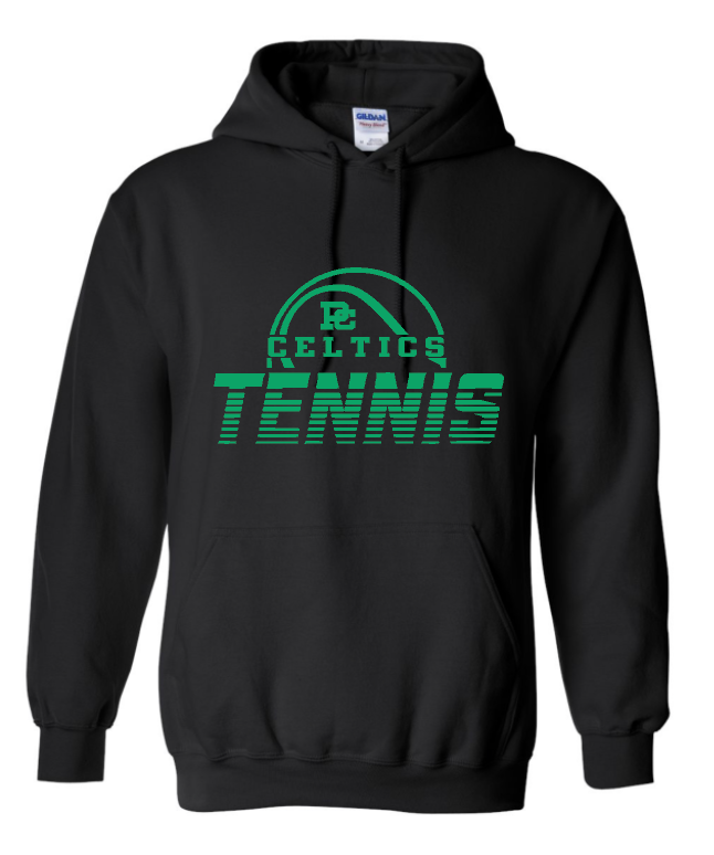 PCHS Celtics Tennis Ball Hooded Sweatshirt Choose from 4 colors