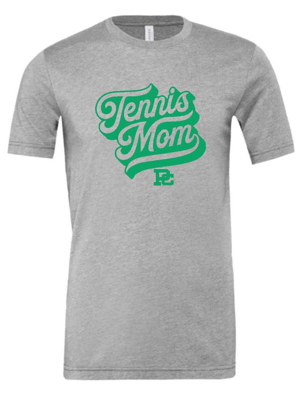 PCHS Tennis Mom Logo T shirt Choose from 4 colors