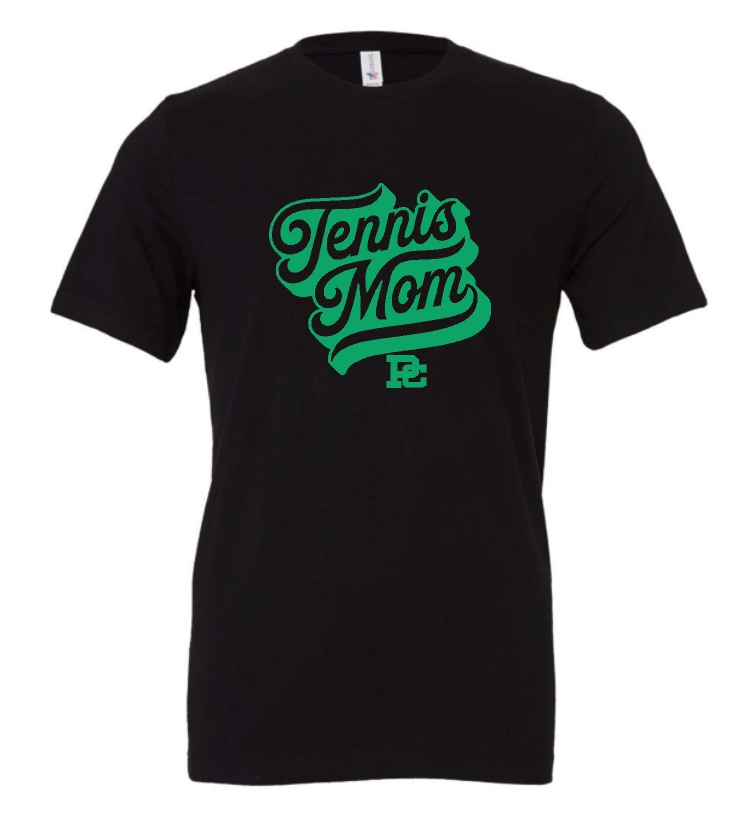 PCHS Tennis Mom Logo T shirt Choose from 4 colors