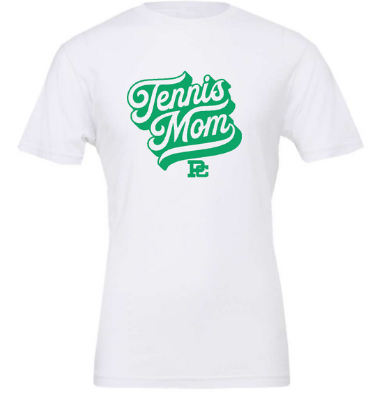 PCHS Tennis Mom Logo T shirt Choose from 4 colors