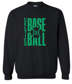PCHS Celtics Baseball Number Gildan Crew Sweatshirt Available in 4 different colors
