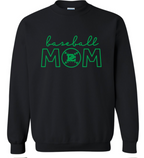 PCHS Celtics Baseball Mom or Senior Mom Gildan Crew Sweatshirt Available in 4 different colors
