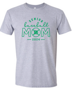 PCHS Celtics Baseball Mom or Senior Mom Gildan Softstyle T shirt Available in 4 different colors