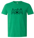 PCHS Celtics Baseball Mom or Senior Mom Gildan Softstyle T shirt Available in 4 different colors
