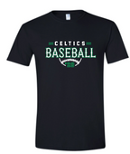 PCHS Celtics Baseball Retro Number Gildan Softstyle T shirt Available in 3 different colors