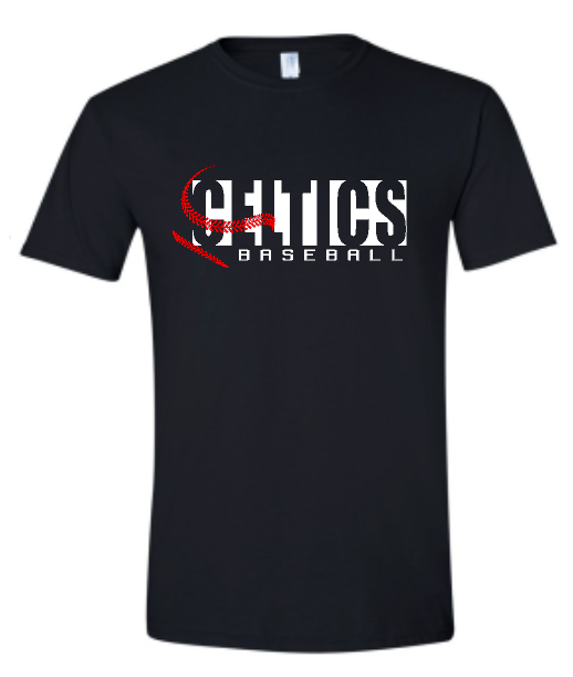 PCHS Celtics Baseball Gildan Softstyle T shirt Available in 2 different colors