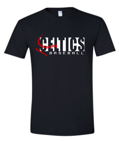 PCHS Celtics Baseball Gildan Softstyle T shirt Available in 2 different colors