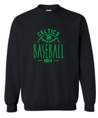 PCHS Celtics Baseball Year Gildan Crew Sweatshirt Available in 4 different colors