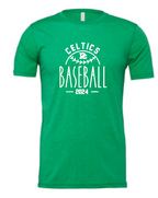PCHS Celtics Baseball year BELLA T shirt Available in 4 different colors