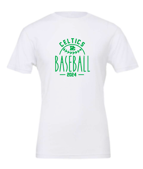 PCHS Celtics Baseball year BELLA T shirt Available in 4 different colors