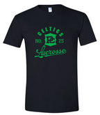 PCHS Celtics Logo Lacrosse Number Gildan Softstyle T shirt Available in 4 different colors