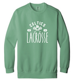 PCHS Celtics Lacrosse Year Comfort Colors Crew Neck Sweatshirt Available in 2 different colors