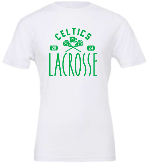 PCHS Celtics Lacrosse year BELLA T shirt Available in 4 different colors