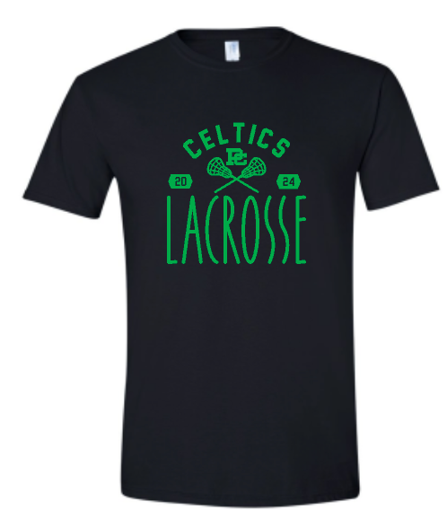 PCHS Celtics Lacrosse Years Gildan Softstyle T shirt Available in 4 different colors