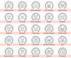 Hand drawn dog ornaments choose your breed and personalize the bottom