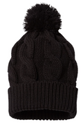 Design your own Richardson Stocking Pom Hat with leather patch