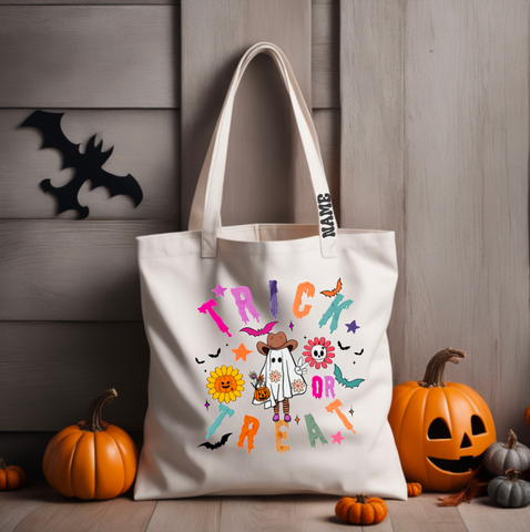Halloween Trick or Treat Personalized Bag #2