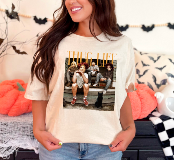 Women's 'Ghoul Gang' Halloween T-Shirt - Hocus Pocus Sanderson Sisters Graphic Tee - View #6