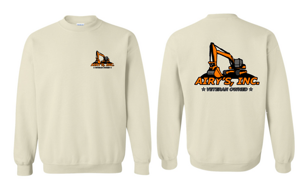 Airy's Logo Sweatshirt Crewneck or Hooded Color options sizes youth-adult
