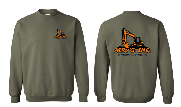 Airy's Logo Sweatshirt Crewneck or Hooded Color options sizes youth-adult
