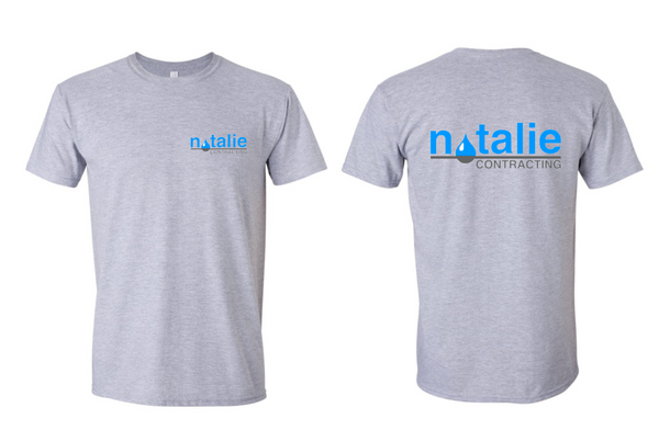 Natalie Contracting Logo Shirt Choose from 2 colors sizes youth-adult (Copy)