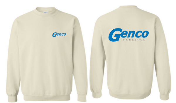Genco Logo Sweatshirt Crewneck Color options sizes youth-adult