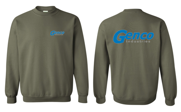 Genco Logo Sweatshirt Crewneck Color options sizes youth-adult