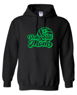 PCHS Volleyball Mom Personalized Sweatshirt Hooded