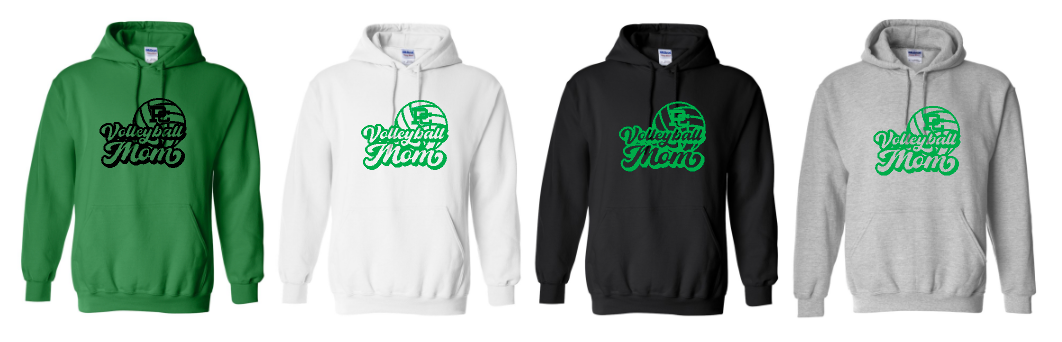 PCHS Volleyball Mom Personalized Sweatshirt Hooded