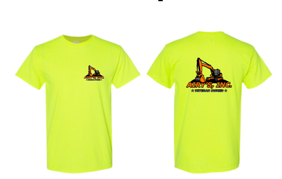 Airy's Safety Green Logo Shirt