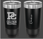 PC Volleyball 20oz personalized Travel Mug Choose from 2 colors