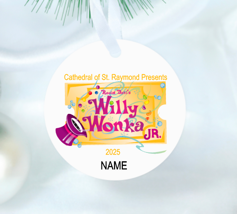 Willy Wonka Jr - Keepsake Personalized Ornament