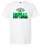 Design #2 PCHS Celtics Softball T shirt Available in 3 different colors