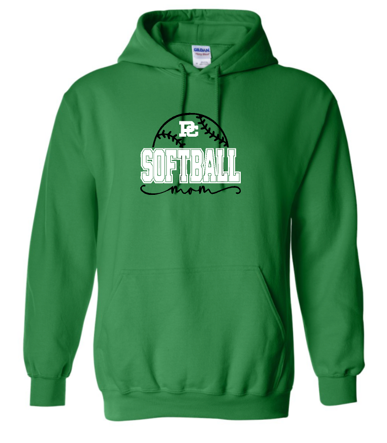 PCHS Celtics Softball Mom Gildan Hooded Sweatshirt Available in 3 different colors