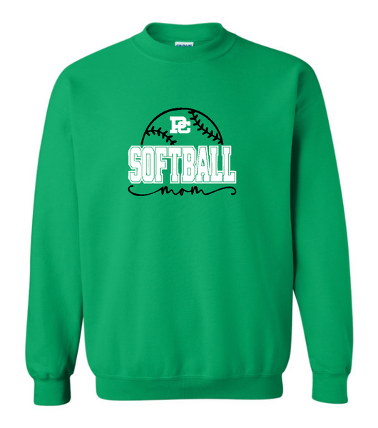 PCHS Celtics Softball Mom Gildan Crew Sweatshirt Available in 3 different colors
