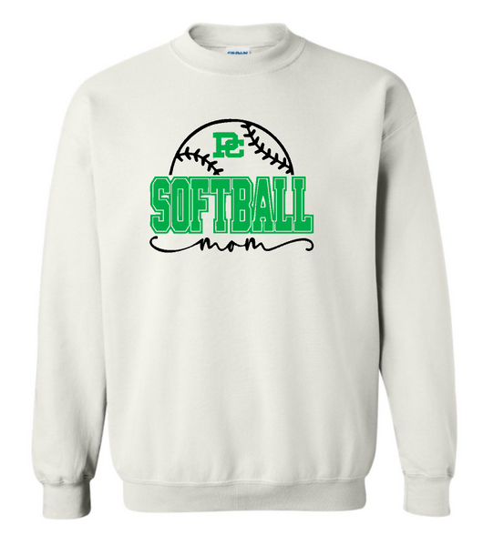 PCHS Celtics Softball Mom Gildan Crew Sweatshirt Available in 3 different colors