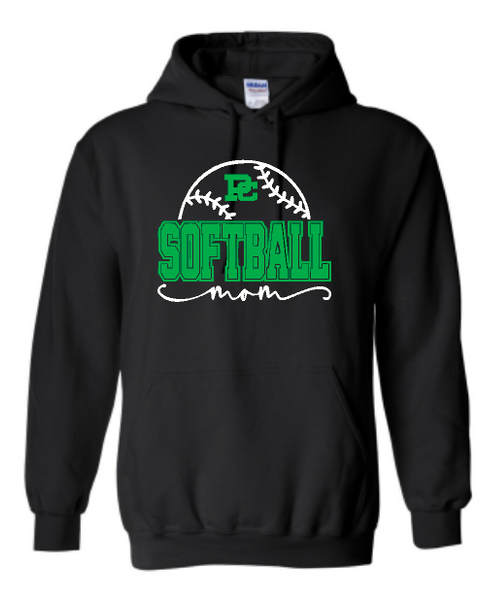 PCHS Celtics Softball Mom Gildan Hooded Sweatshirt Available in 3 different colors