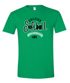 Design #3 PCHS Celtics Softball T shirt Available in 3 different colors