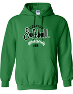 Design #3 PCHS Celtics Softball Gildan Hooded Sweatshirt Available in 3 different colors