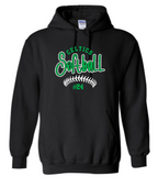 Design #3 PCHS Celtics Softball Gildan Hooded Sweatshirt Available in 3 different colors