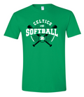 Design #4 PCHS Celtics Softball T shirt Available in 3 different colors