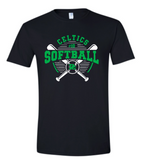 Design #4 PCHS Celtics Softball T shirt Available in 3 different colors
