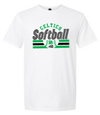 Design #6 PCHS Celtics Softball T shirt Available in 3 different colors