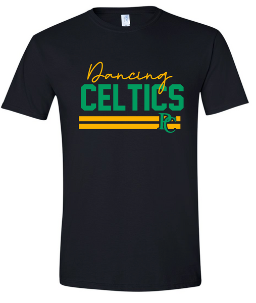 Dancing Celtics with PC logo Choose from Shirt, Crew or Hoodie