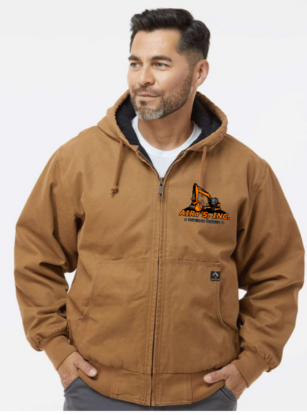 NEW DRI DUCK Cheyenne Boulder Cloth™ Hooded Jacket with Tricot Quilt Lining Airy's Embroidered Logo