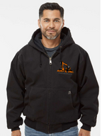 NEW DRI DUCK Cheyenne Boulder Cloth™ Hooded Jacket with Tricot Quilt Lining Airy's Embroidered Logo