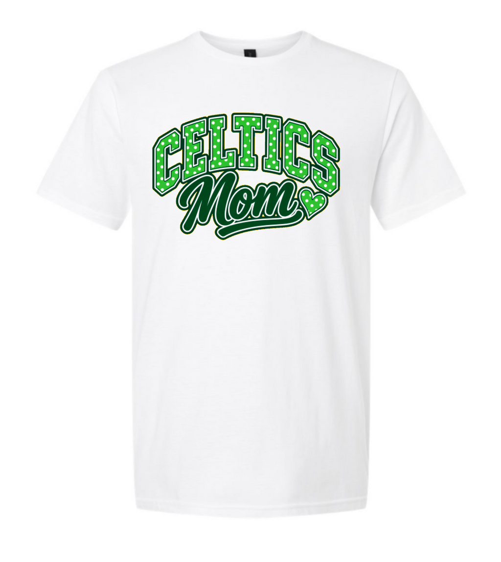 2026 Women's Club T Celtics Mom T shirt 4 colors available