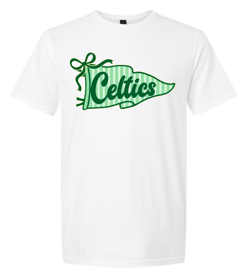 2026 Women's Club T Celtics Flag T shirt 4 colors available
